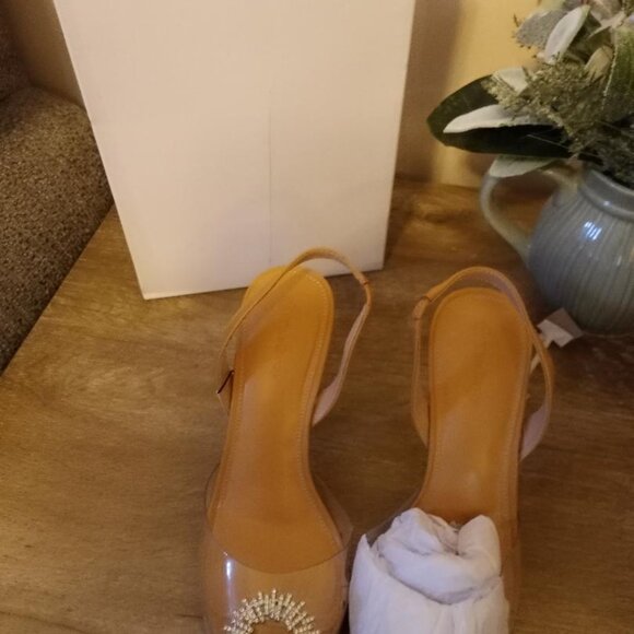 The Drop Women's Klara Clear Pointed Toe Heels - Size: 10 - Picture 10 of 14